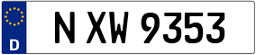 Truck License Plate